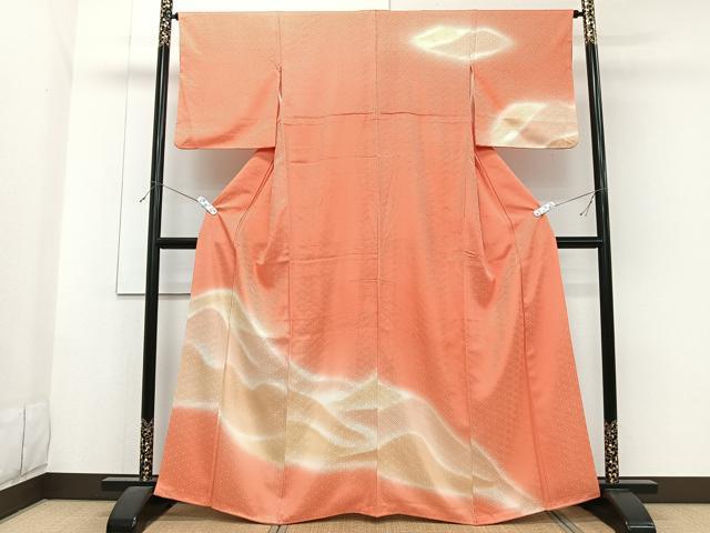 平和屋着物■訪問着 遠山文 暈し染め 正絹 逸品 CABG6901xi