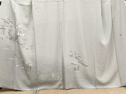平和屋着物■訪問着　作家物　流水船文　松竹梅　暈し染め　正絹　逸品　CABG6905xi
