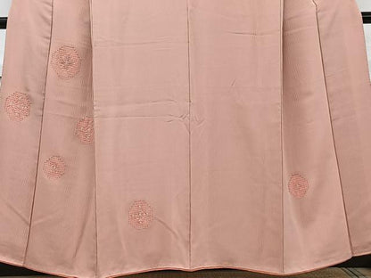 平和屋着物■色留訪問着　ドロンワーク　吉祥文　正絹　逸品　CABG6941xi
