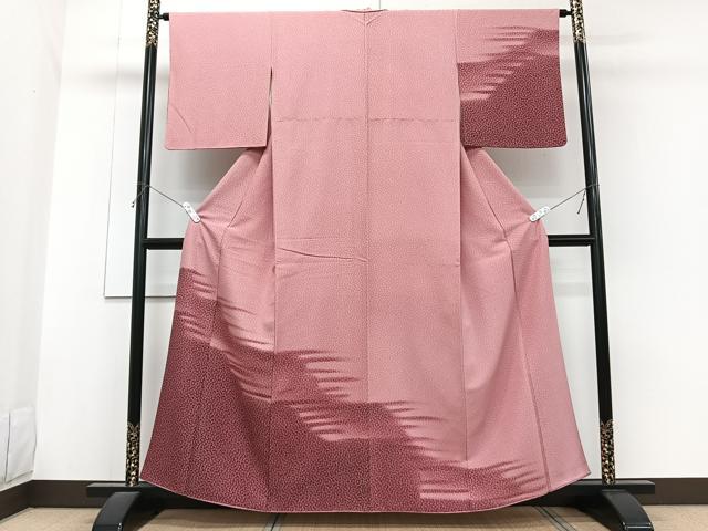 平和屋着物■訪問着　霞枝葉文　正絹　逸品　CABG6953xi