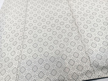 平和屋着物■上質な紬　菱吉祥文　正絹　逸品　CABG6969xi