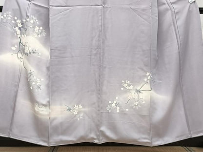 平和屋着物■訪問着　鴛鴦枝花文　暈し染め　正絹　逸品　CABG6996xi