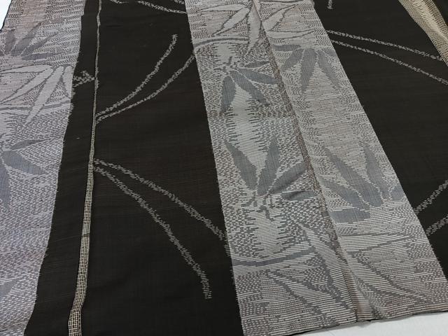 平和屋着物■本場大島紬　間道笹竹文　正絹　逸品　CABG7008xi
