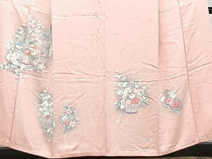 平和屋着物■訪問着　友禅　飾花文　暈し染め　正絹　逸品　CABG7015xi