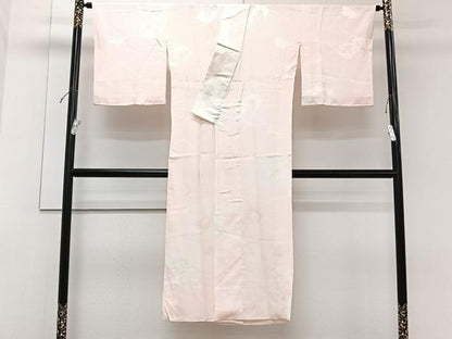 平和屋着物■長襦袢 袷 雪輪花地紋 暈し染め 正絹 逸品 CABG7017xi