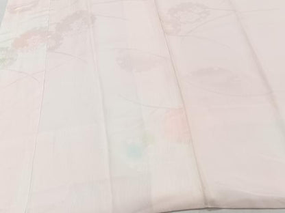 平和屋着物■長襦袢 袷 雪輪花地紋 暈し染め 正絹 逸品 CABG7017xi
