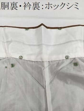 平和屋着物■上質な紬　縞花菱文　正絹　逸品　CABG7023xi