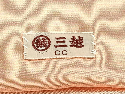 平和屋着物■訪問着　刺繍　飾花文　暈し染め　金糸　三越扱い　正絹　逸品　CABG7032xi