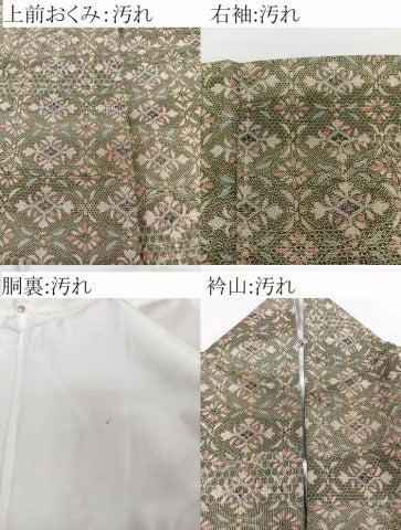 平和屋着物■本場染大島紬 吉祥花文 正絹 逸品 CABG7034xi