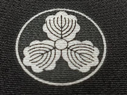 平和屋着物■豪華黒留袖　渡橋鶴文　松竹梅　金彩　正絹　逸品　CABG7041xi