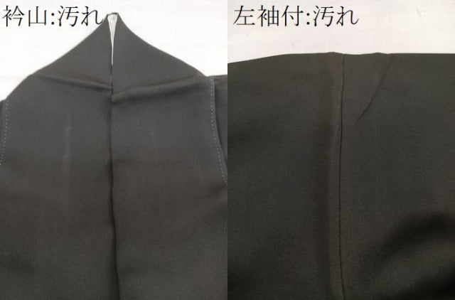 平和屋着物■豪華黒留袖　駒刺繍　飛鳥風景文　正絹　逸品　CABG7052xi