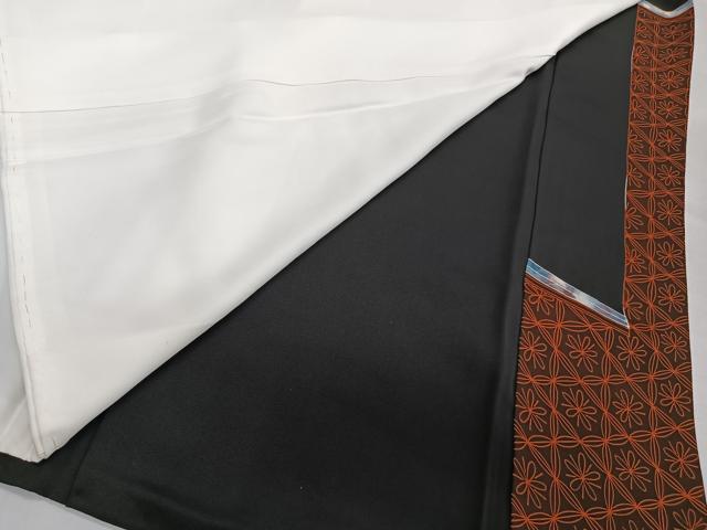 平和屋着物■豪華黒留袖　駒刺繍　飛鳥風景文　正絹　逸品　CABG7052xi