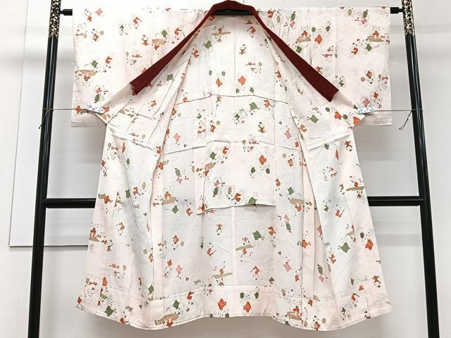 平和屋着物■長襦袢　無双仕立て　唐子　暈し染め　正絹　逸品　CABG7053xi