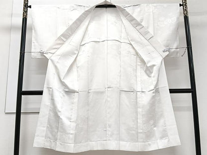平和屋着物■長襦袢　無双仕立て　草花地紋　洗える着物　CABG7058xi