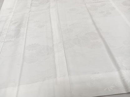 平和屋着物■長襦袢　無双仕立て　草花地紋　洗える着物　CABG7058xi