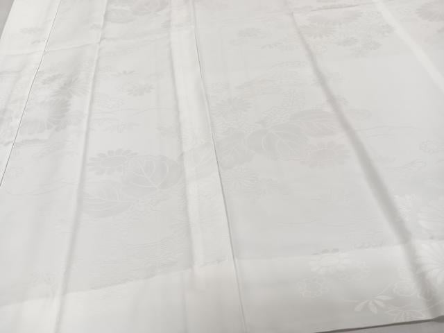 平和屋着物■長襦袢　無双仕立て　草花地紋　洗える着物　CABG7058xi