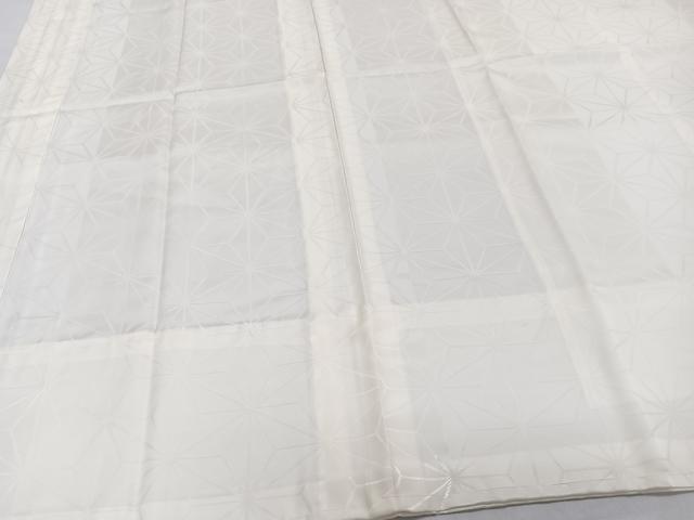 平和屋着物■長襦袢　無双仕立て　麻の葉地紋　浅黄色　洗える着物　未使用　CABG7059xi