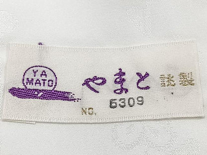 平和屋着物■長襦袢　無双仕立て　枝梅宝地紋　やまと誂製　洗える着物　CABG7060xi