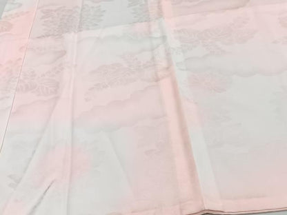 平和屋着物■振袖用長襦袢　無双仕立て　草花文　暈し染め　洗える着物　CABG7062xi