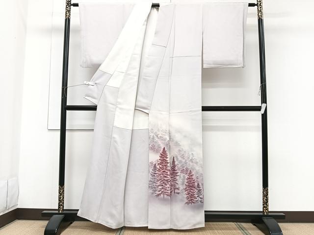 平和屋着物■豪華色留袖　遠山樹林文　暈し染め　正絹　逸品　CABG7066xi
