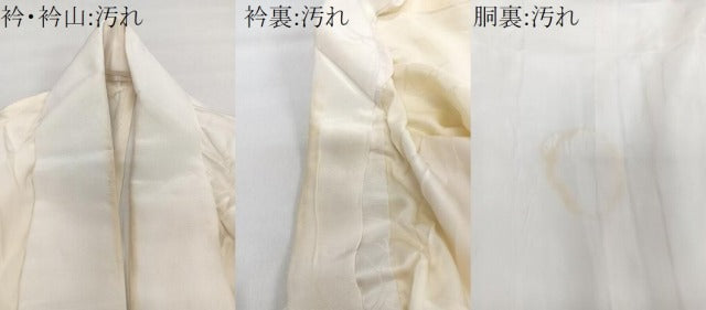 平和屋着物■振袖用長襦袢　無双仕立て　乱菊地紋　正絹　逸品　CABG7072xi