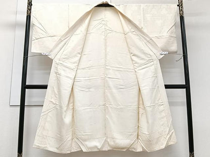 平和屋着物■長襦袢　袷　毘沙門亀甲地紋　正絹　逸品　CABG7094xi