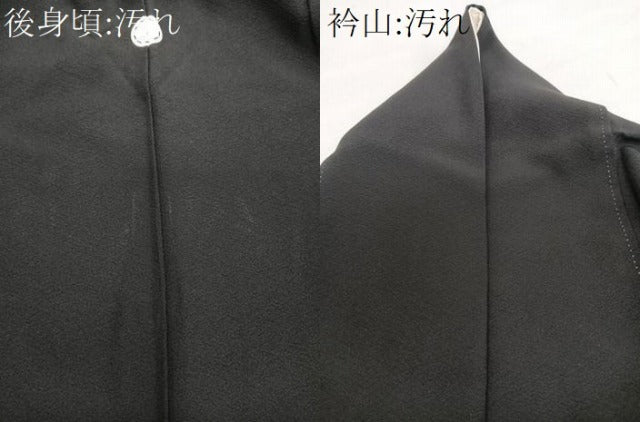 平和屋着物■豪華黒留袖 作家物 駒刺繍 草木文 金銀彩 正絹 逸品 CABG7103xi
