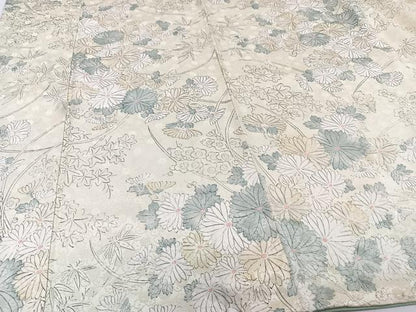平和屋着物■上質な小紋　菊梅文　正絹　逸品　CABG7114xi
