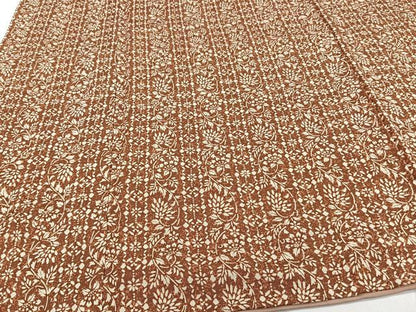 平和屋着物■上質な小紋　更紗花唐草文　正絹　逸品　CABG7127xi