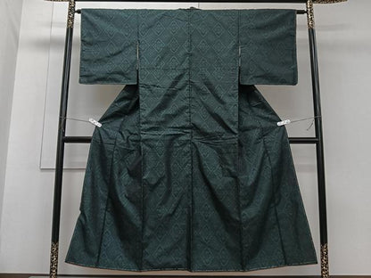 平和屋着物■本場大島紬　花菱文　正絹　逸品　未使用　CABG7150xi