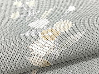 平和屋着物＊夏物　訪問着　絽　草花文　金彩　正絹　逸品　CABG7158xi