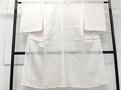 平和屋着物＊夏物　長襦袢　立波紋紗　赤香色　麻　逸品　CABG7177xi