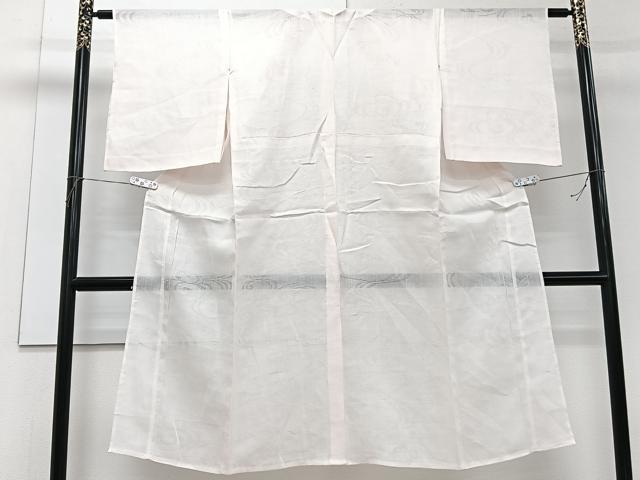 平和屋着物＊夏物　長襦袢　立波紋紗　赤香色　麻　逸品　CABG7177xi