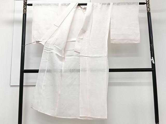 平和屋着物＊夏物　長襦袢　立波紋紗　赤香色　麻　逸品　CABG7177xi