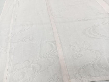 平和屋着物＊夏物　長襦袢　立波紋紗　赤香色　麻　逸品　CABG7177xi