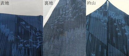 平和屋着物＊夏物　小紋　絹紅梅　斜線草花文　正絹　逸品　CABG7181xi