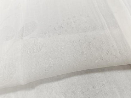 平和屋着物＊夏物　長襦袢　枝花紋紗　麻　逸品　CABG7182xi