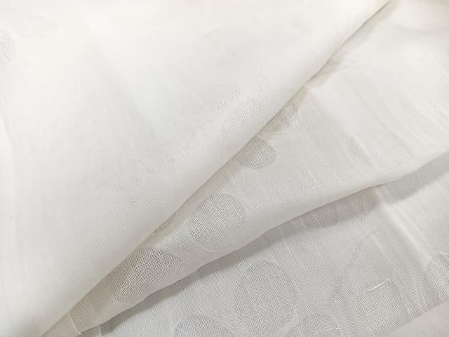 平和屋着物＊夏物　長襦袢　枝花紋紗　麻　逸品　CABG7182xi