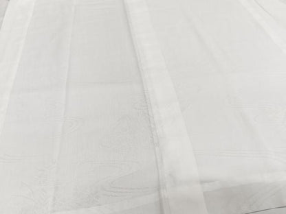 平和屋着物＊夏物　長襦袢　流水草花紋紗　半衿ビーズ　洗える着物　CABG7189xi
