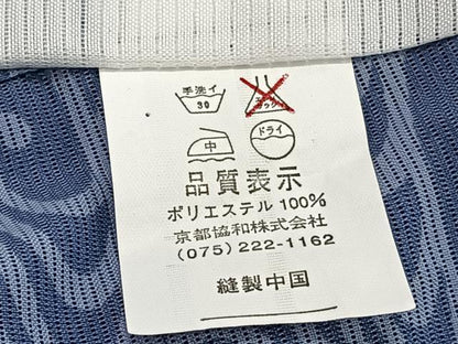 平和屋着物＊夏物　小紋　絽　流水花文　洗える着物　CABG7199xi