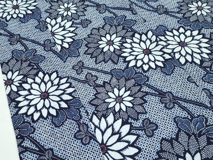 平和屋着物∴夏物　浴衣　菊　綿　逸品　CABG72022rv