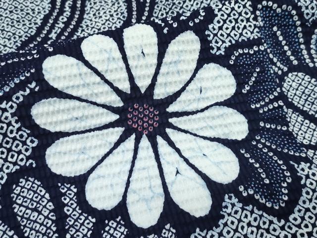 平和屋着物∴夏物　浴衣　菊唐草文　綿　逸品　CABG7210rv