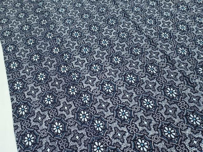 平和屋着物∴夏物　浴衣　菱花文　綿　逸品　CABG7212rv