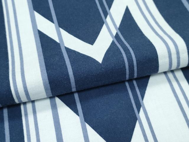 平和屋着物∴夏物　男性　浴衣　矢羽文様　綿　逸品　CABG7224rv