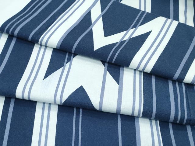 平和屋着物∴夏物　男性　浴衣　矢羽文様　綿　逸品　CABG7224rv