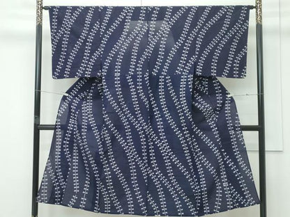 平和屋着物∴夏物　男性　浴衣　綿絽　トンボ　綿　逸品　CABG7227rv