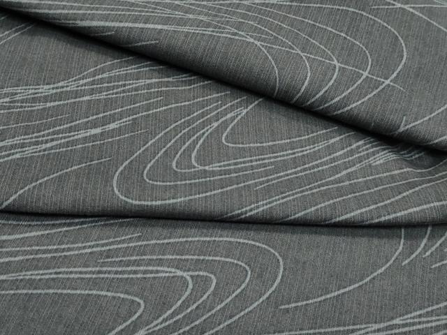 平和屋着物∴夏物　男性　浴衣　流線文　綿　逸品　CABG7228rv
