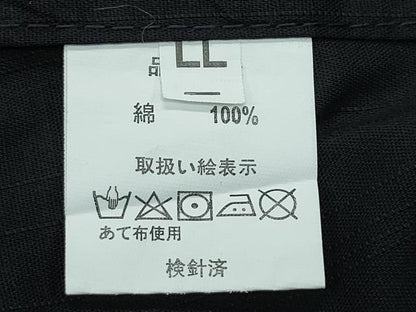 平和屋着物∴夏物　男性　浴衣　色無地　黒　室町物語　綿　逸品　CABG7230rv