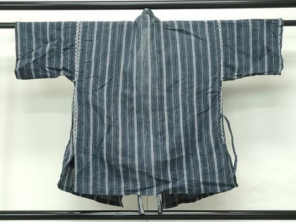 平和屋着物∴夏物　男の子　甚平　3点セット　Mサイズ　涼風庵　綿麻　逸品　CABG7231rv