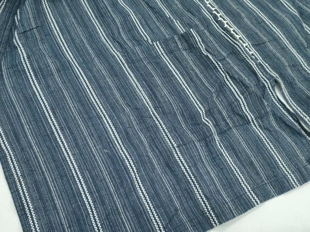 平和屋着物∴夏物　男の子　甚平　3点セット　Mサイズ　涼風庵　綿麻　逸品　CABG7231rv